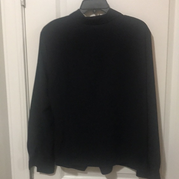 CHAUS black blouse size 14 - Picture 4 of 4